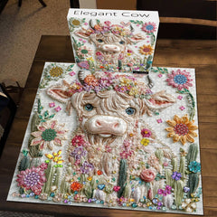 Puzzle élégant de vache 1000 pièces