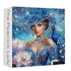 The Peacock Lady Jigsaw Puzzle 1000 Pieces