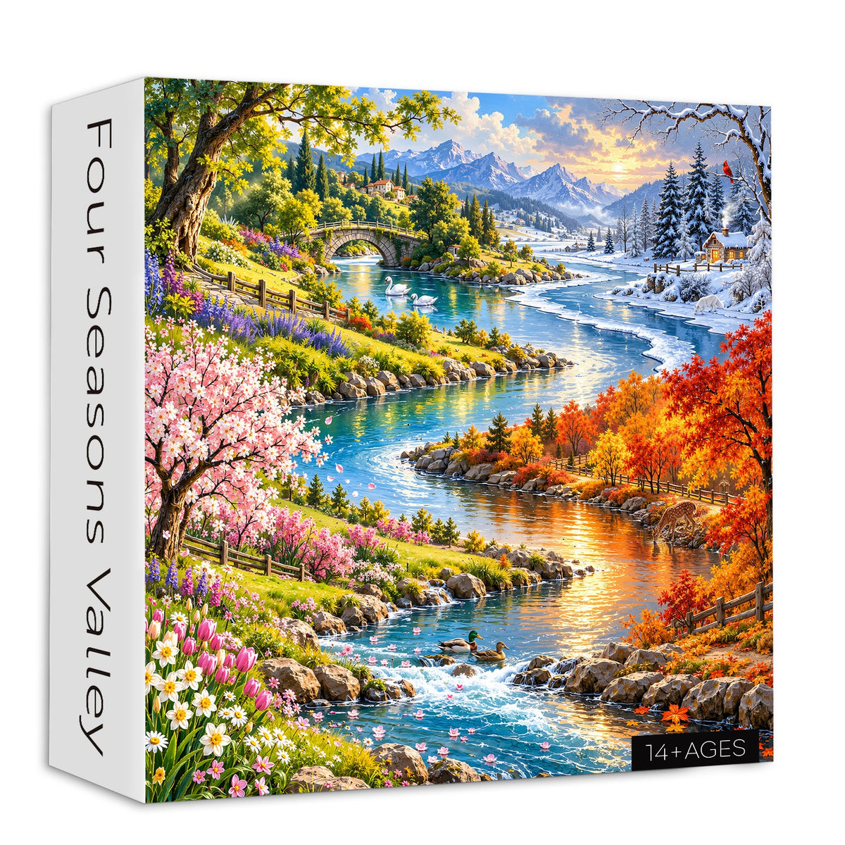 Four Seasons Valley Jigsaw Puzzle 1000 Pieces