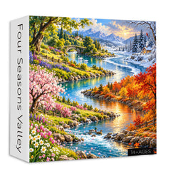 Four Seasons Valley Jigsaw Puzzle 1000 Pieces