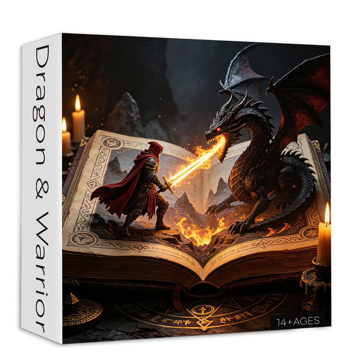 Puzzle de 1000 pièces Dragon & Guerrier