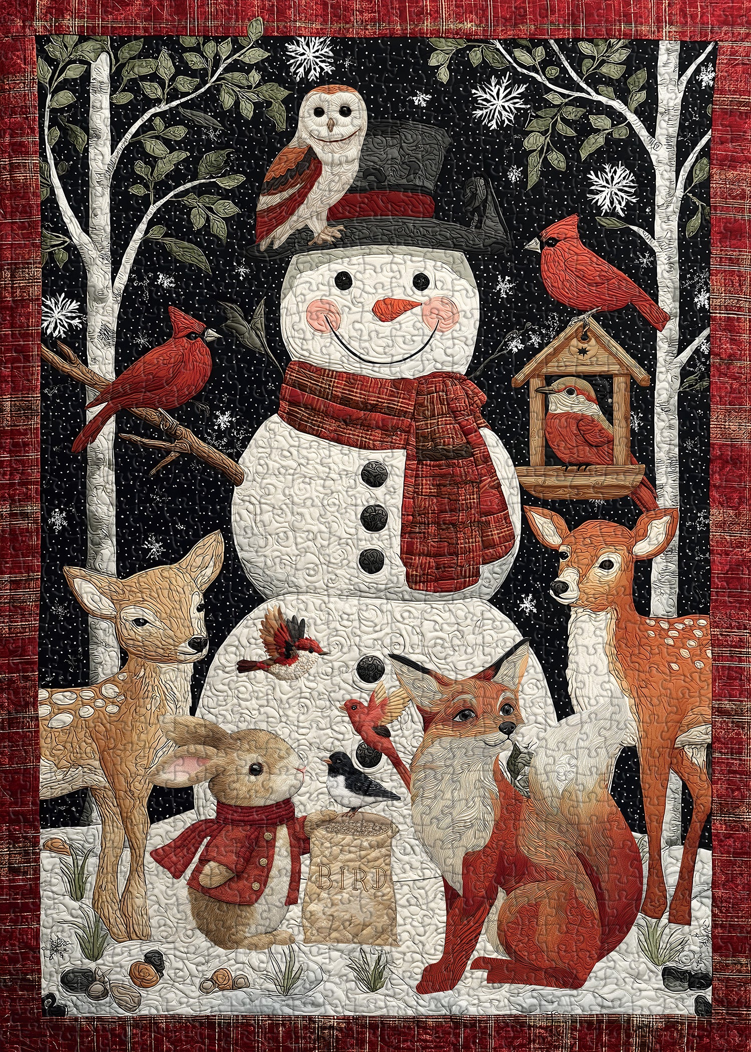 Joyful Snowy Jigsaw Puzzles 1000 Pieces