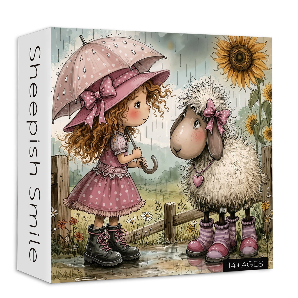 Sheepish Smile Jigsaw Puzzle 1000 Pieces