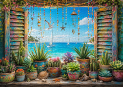 Succulent Sea Breeze Jigsaw Puzzle 1000 Piece