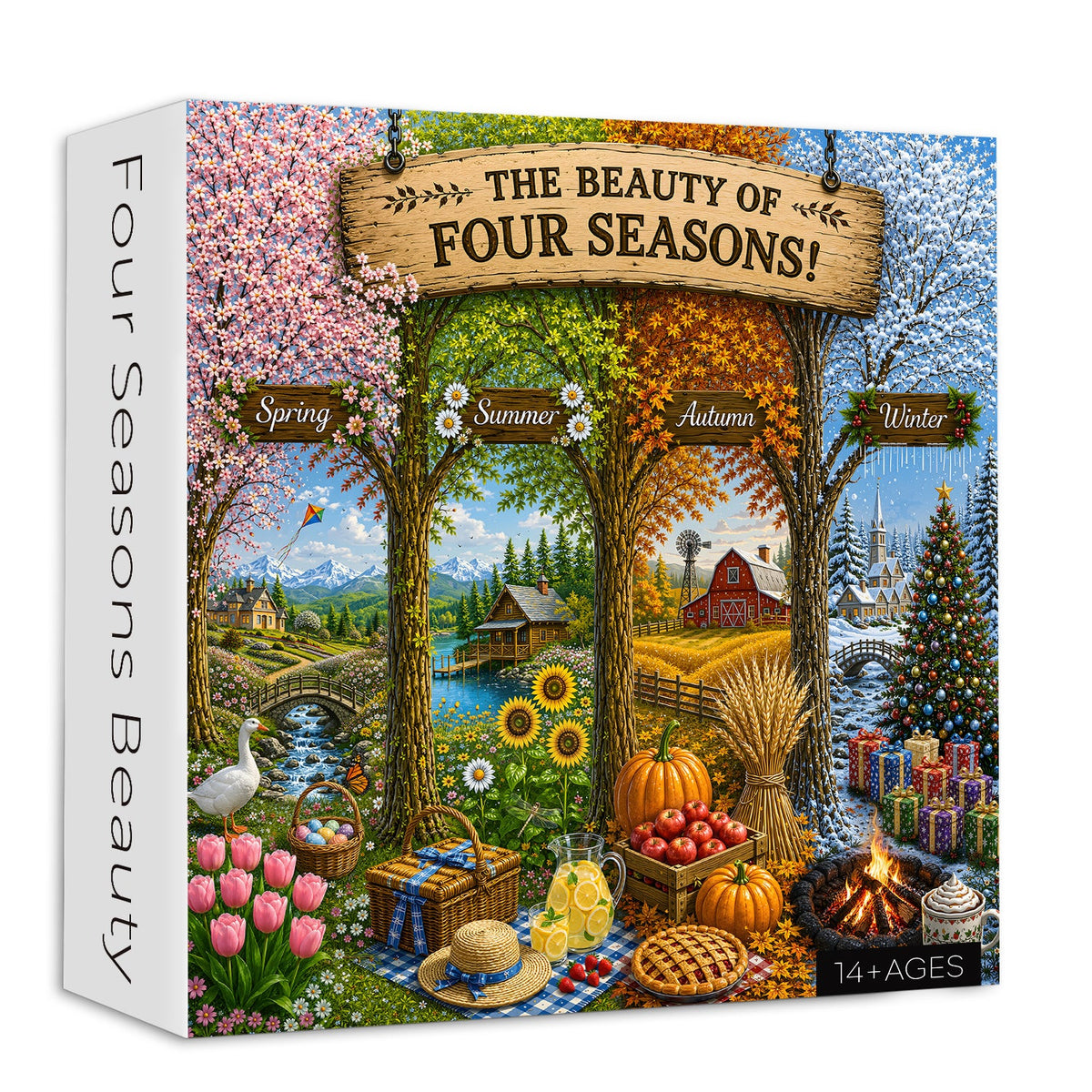 Four Seasons Beauty Puzzle 1000 Pieces
