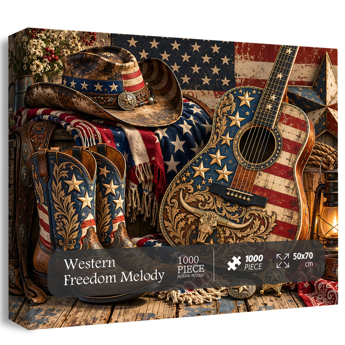 Western Freedom Melody Jigsaw Puzzle 1000 Pieces