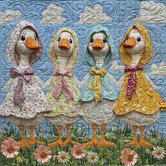 Patchwork Ducks Jigsaw Puzzle 1000 Pieces