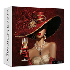 Gilded Champagne Jigsaw Puzzle 1000 Pieces