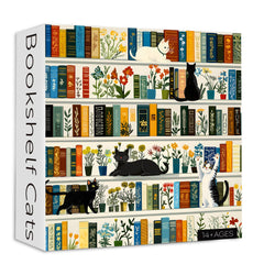 Bookshelf Cats Jigsaw Puzzle 1000 Pieces