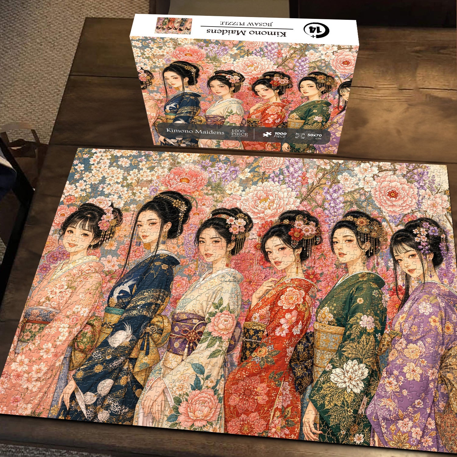 Kimono Maidens Jigsaw Puzzle 1000 Piece