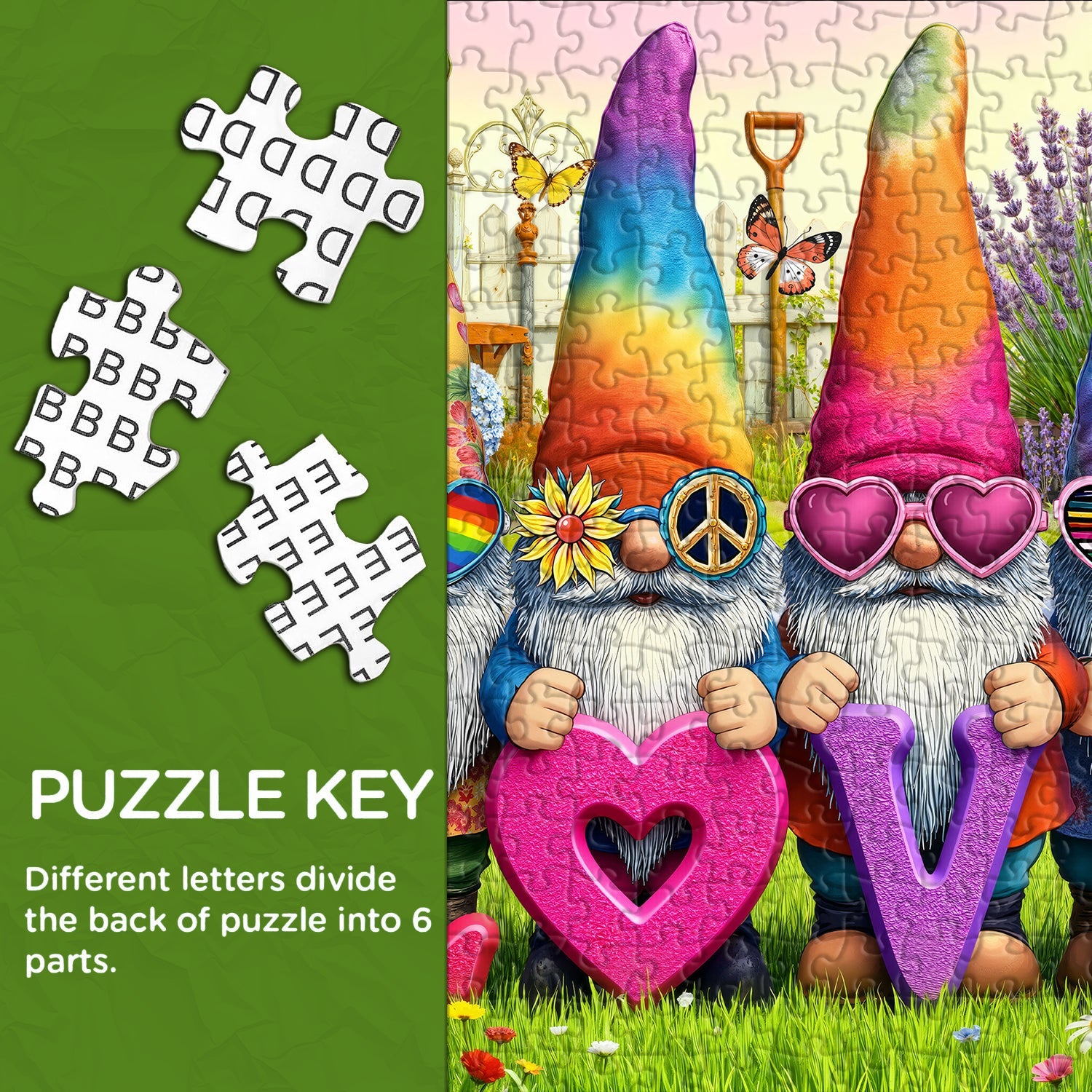 Lovely Gnome Squad Jigsaw Puzzle 1000 Pieces
