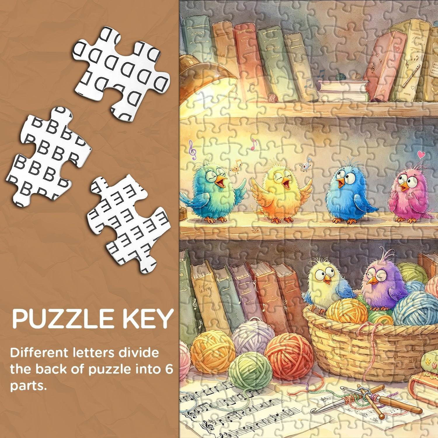 Cozy Book Chorus Jigsaw Puzzle 1000 Piece