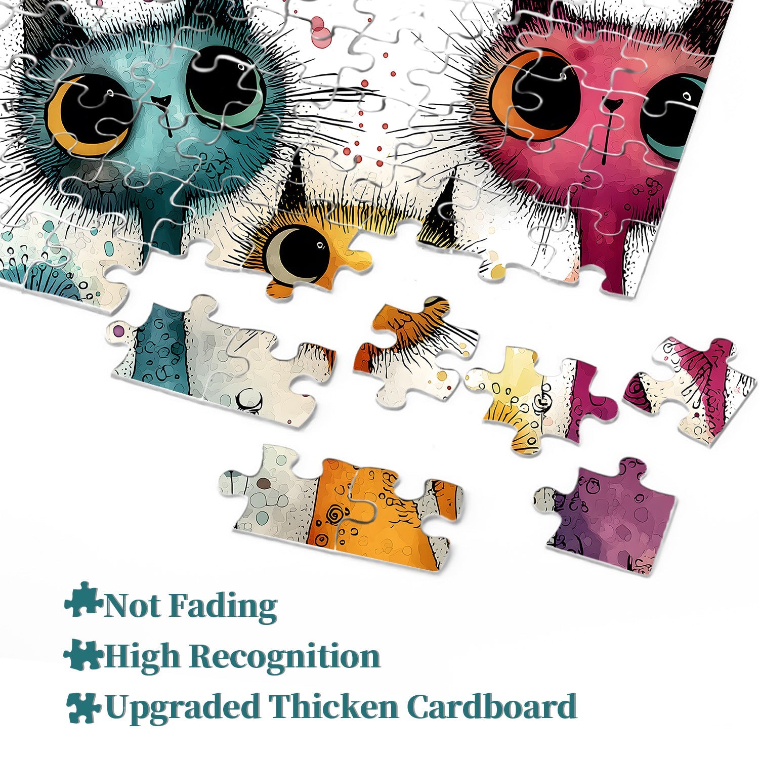 Agile Cat Group Jigsaw Puzzle 1000 Pieces