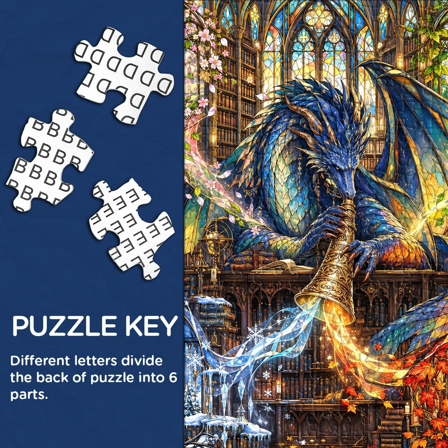 Dragon’s Season Horn Jigsaw Puzzle 1000 Piece