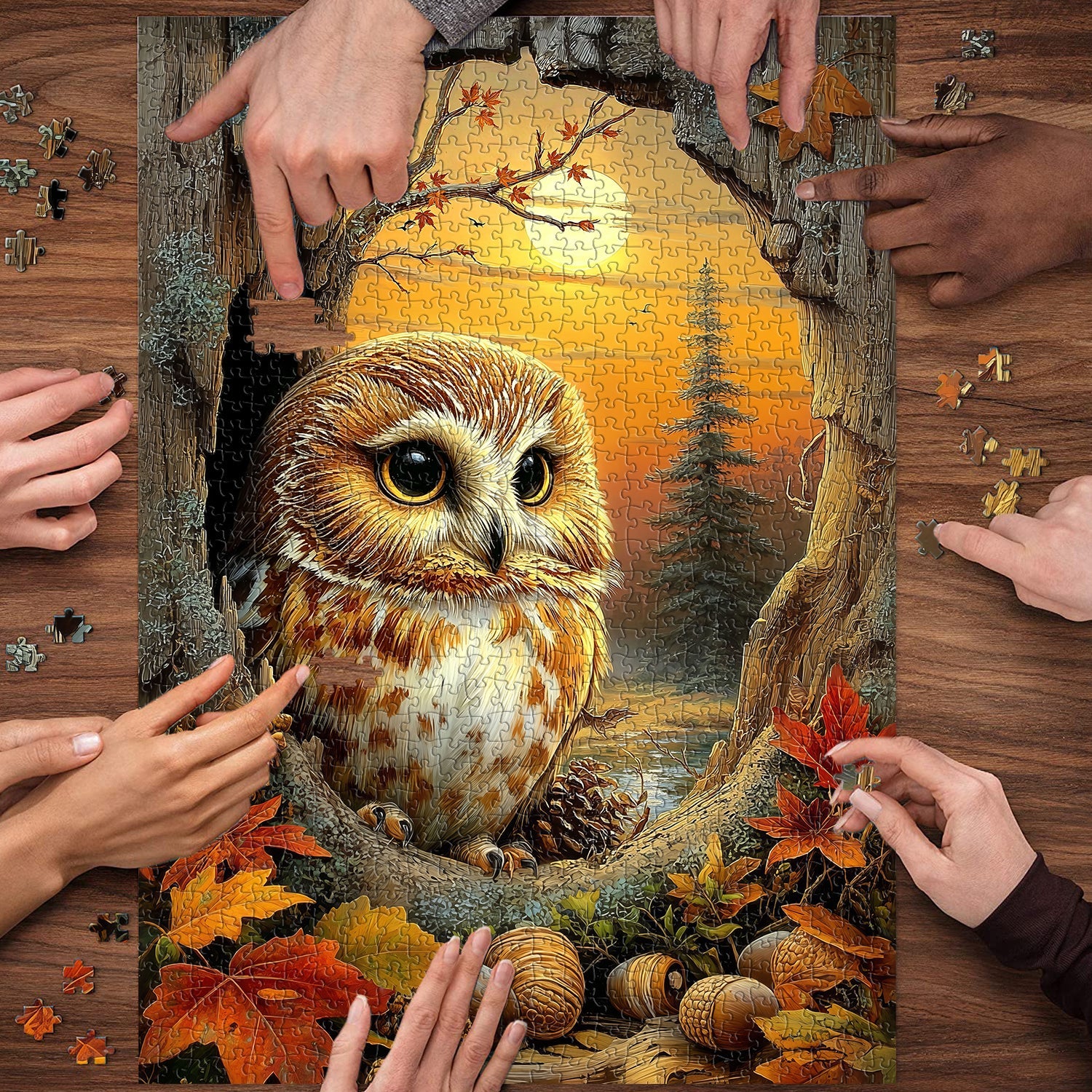 Autumn Glow Jigsaw Puzzle 1000 Pieces