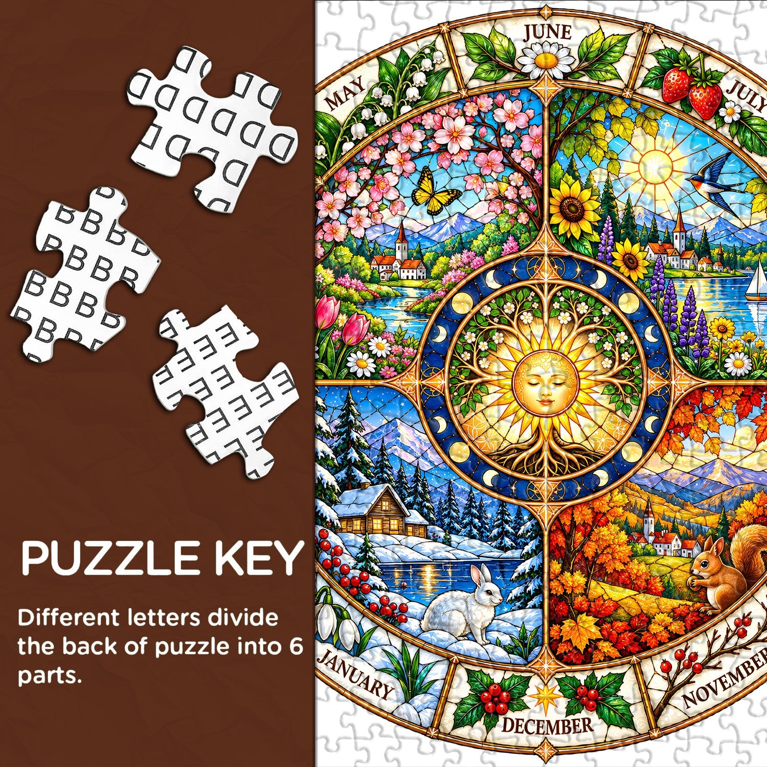 The Wheel of Life Jigsaw Puzzle 1000 Pieces