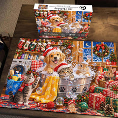 Pet Holiday Jigsaw Puzzle 1000 Piece