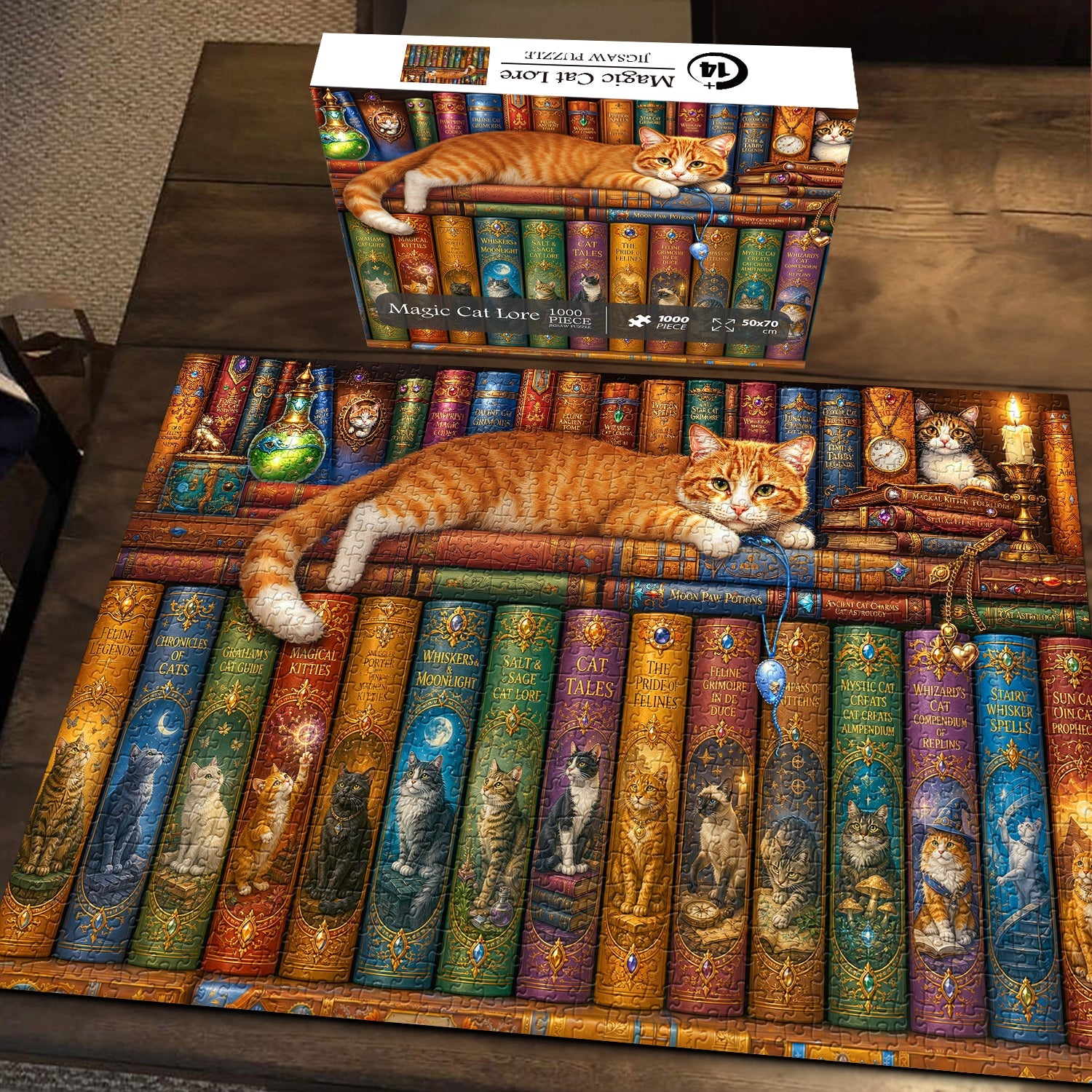 Magic Cat Lore  Jigsaw Puzzle 1000 Piece