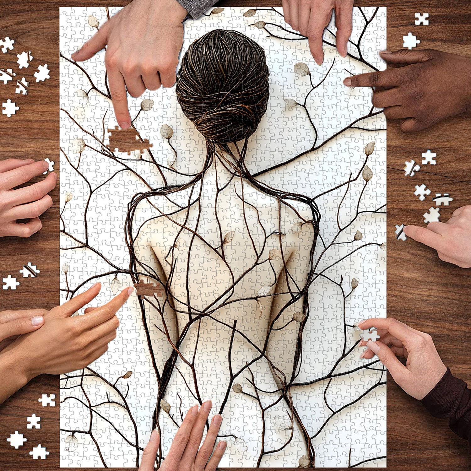 Branch Silhouette Jigsaw Puzzles 1000 Pieces