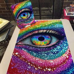 Rainbow Eye Jigsaw Puzzle 1000 Pieces