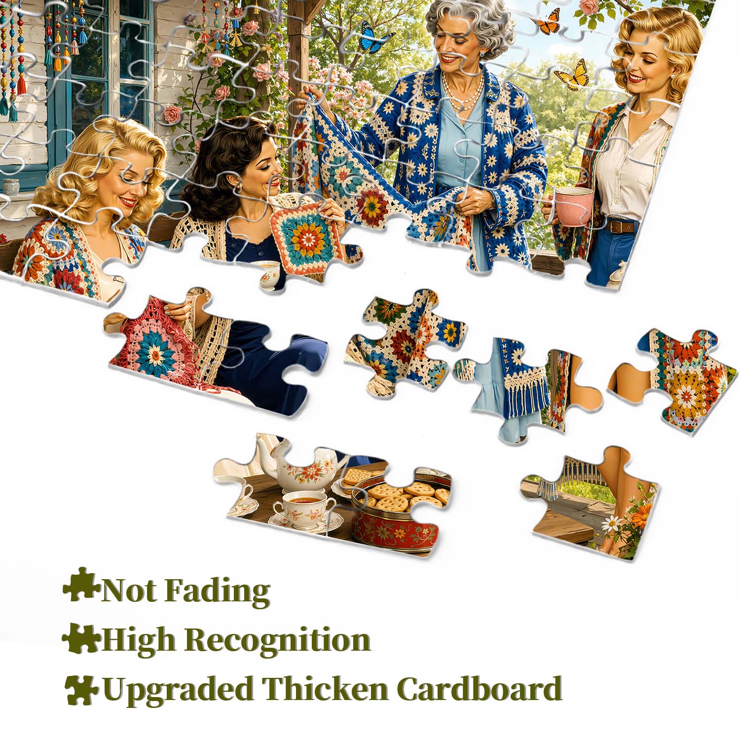 Old Time Weaving Society Jigsaw Puzzle 1000 Pieces
