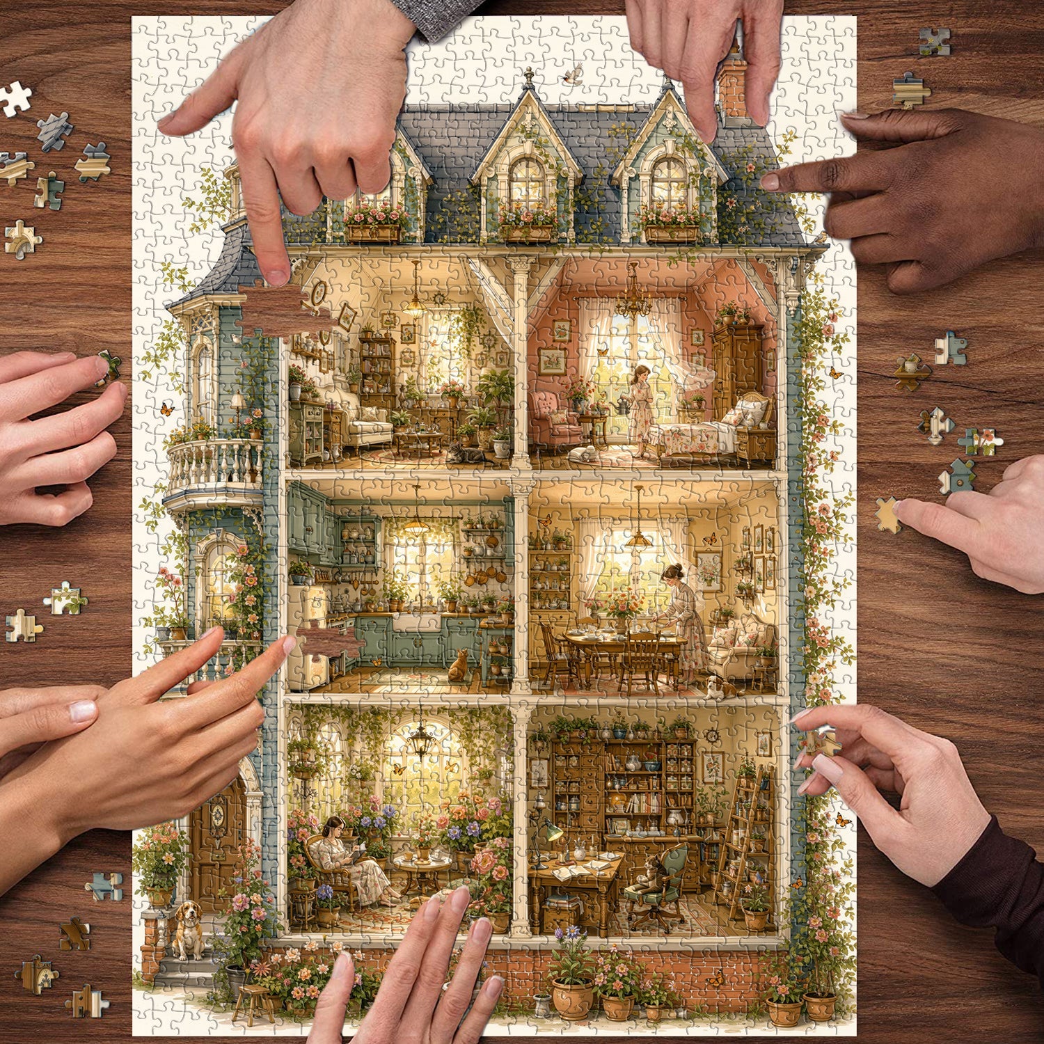 Life In Every Room Jigsaw Puzzle 1000 Piece