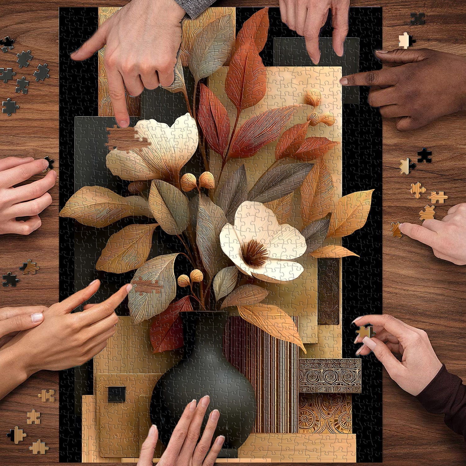 Timber Blooms Jigsaw Puzzle 1000 Pieces