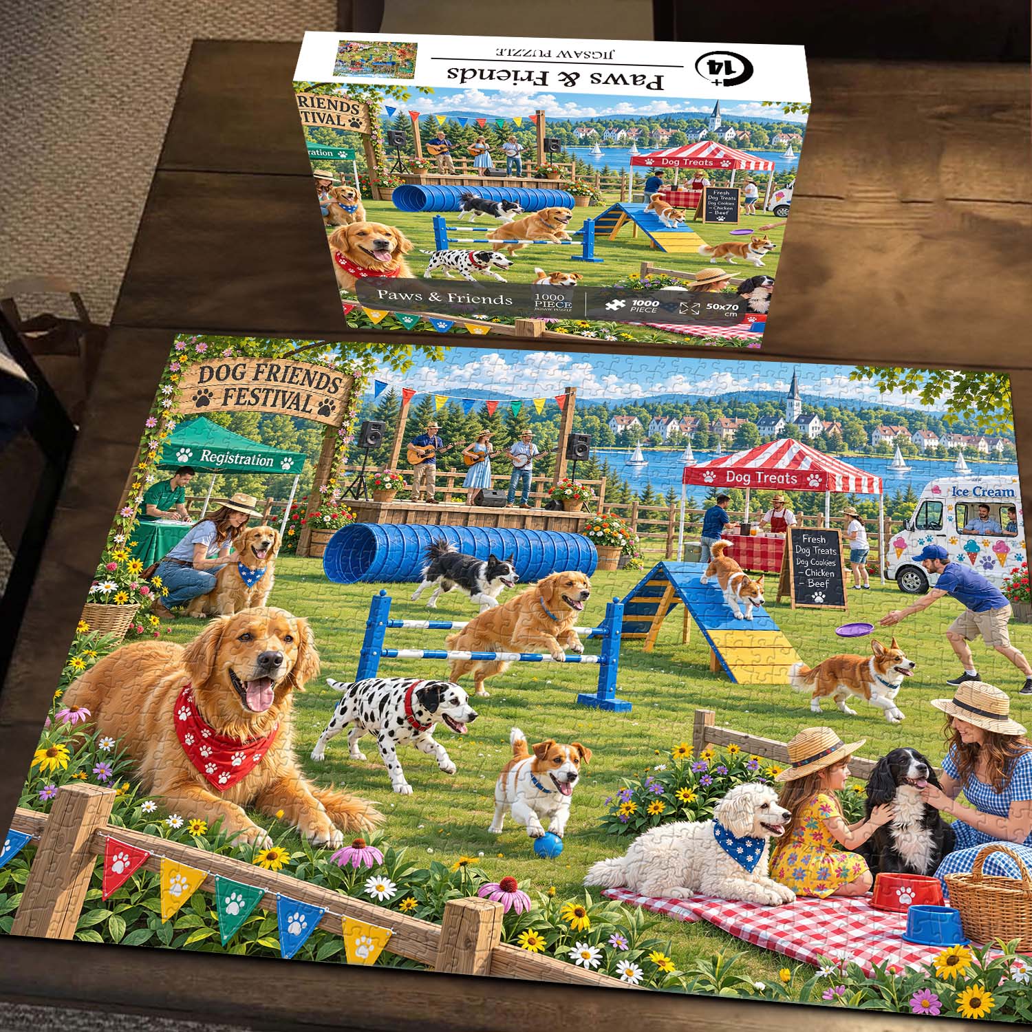 Paws & Friends Jigsaw  Puzzle 1000 Piece