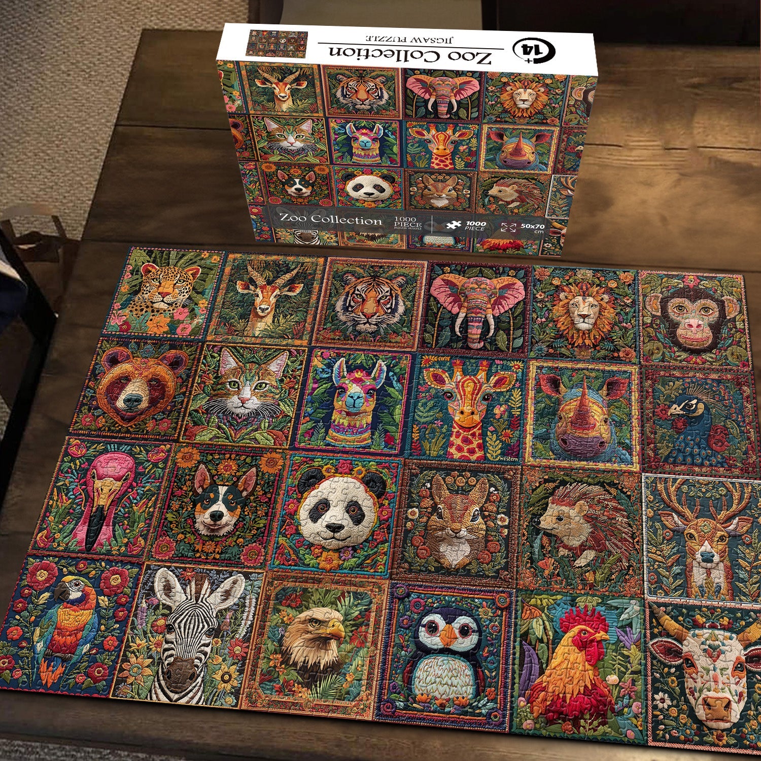 Zoo Collection Jigsaw Puzzle 1000 Pieces