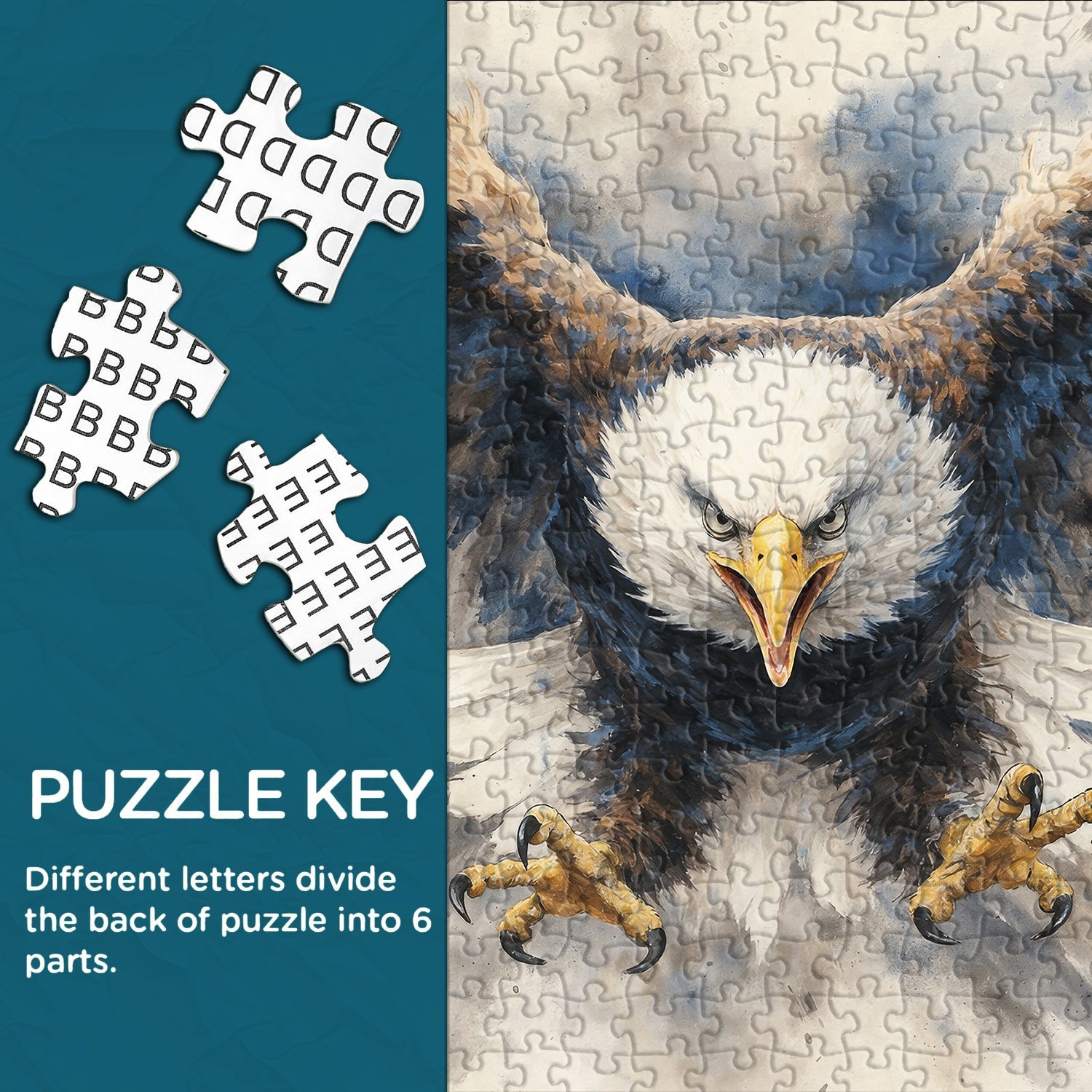 Puzzle 1000 Pièces Ink Eagle