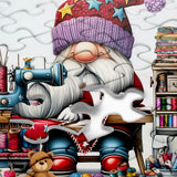 Sewing Gnome Jigsaw Puzzle 1000 Pieces