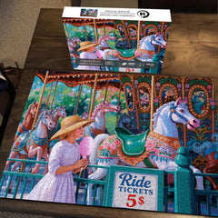 Candyfloss and Carousel Jigsaw Puzzle 1000 Pieces