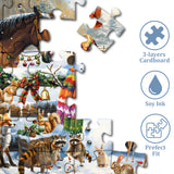 Christmas Animal Party Jigsaw Puzzle 1000 Pieces