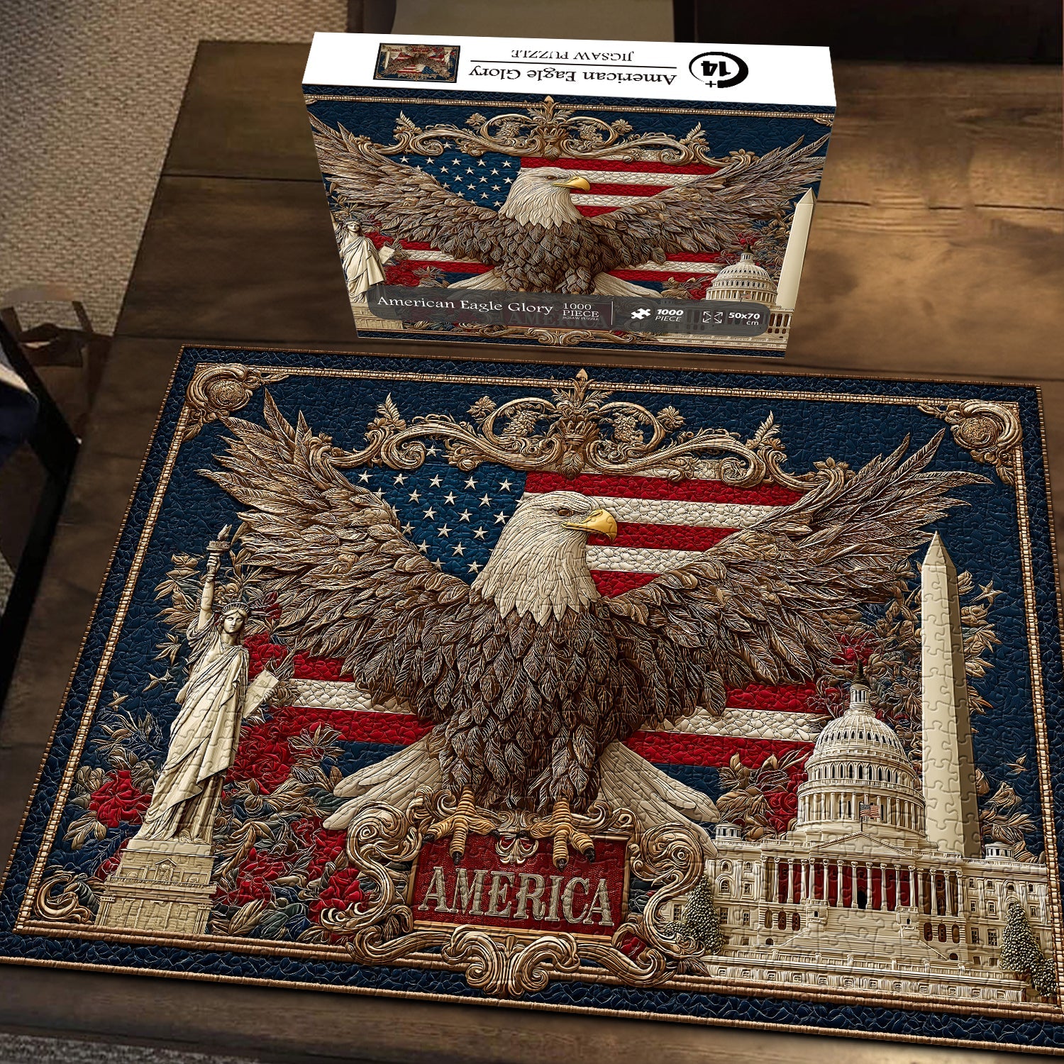 American Eagle Glory Jigsaw Puzzle 1000 Pieces