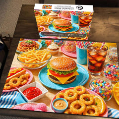 Colorful Bites Jigsaw Puzzle 1000 Pieces
