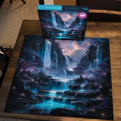 Violet Cascade Jigsaw Puzzle 1000 Pieces