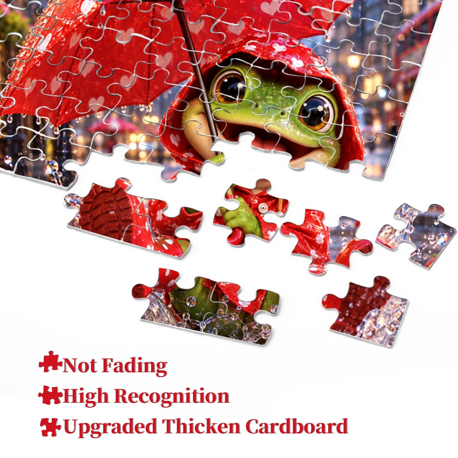 Heart Frog Jigsaw Puzzle 1000 Piece