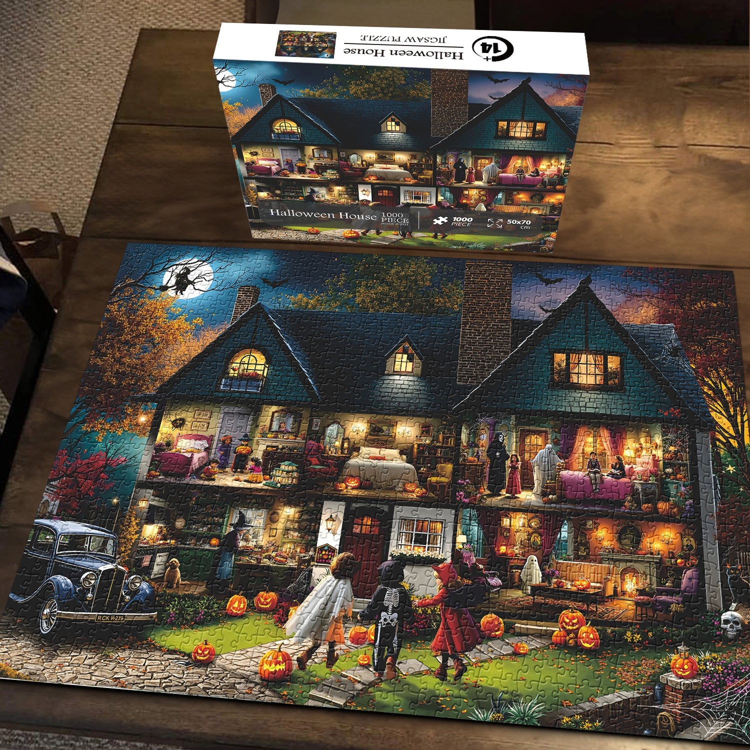 Puzzle de 1000 pièces Maison d’Halloween