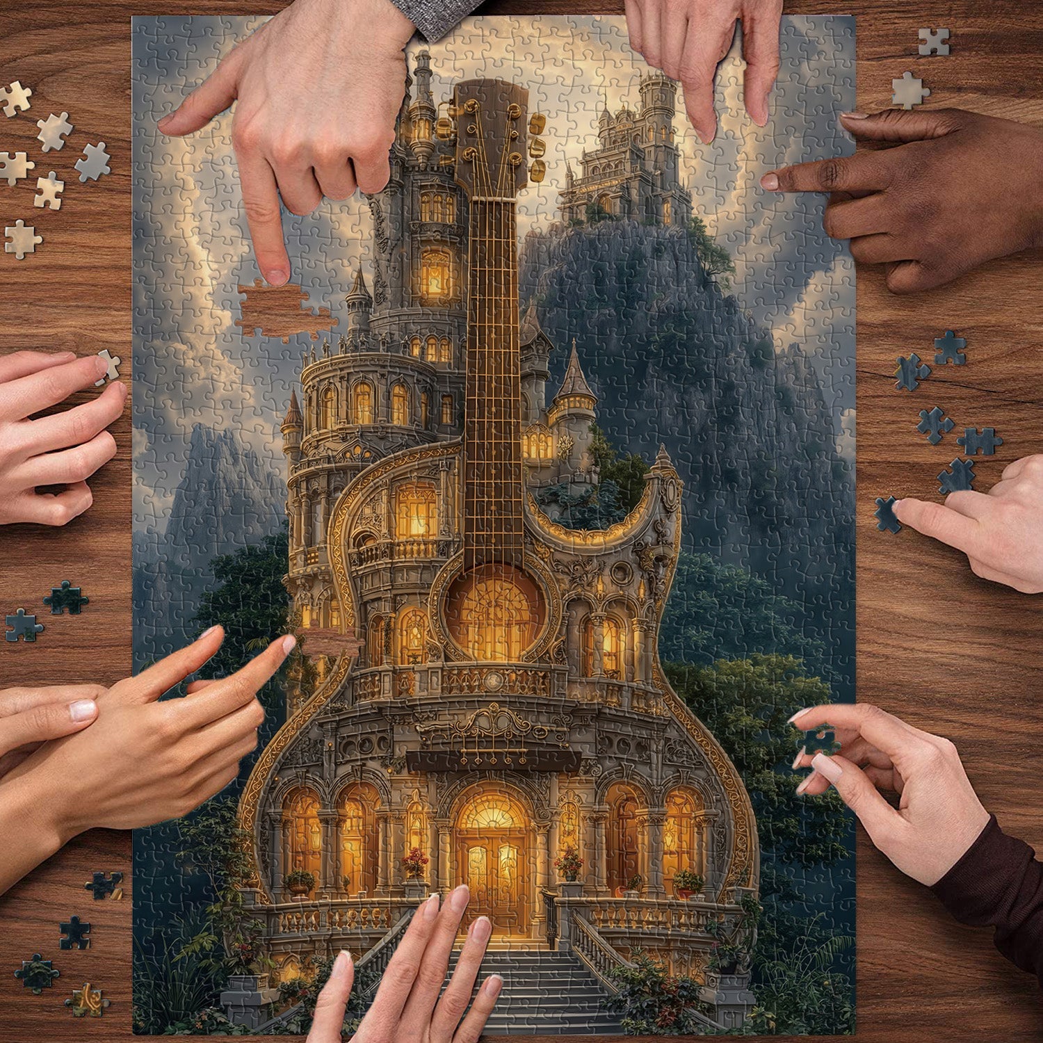 Guitar Manor Jigsaw Puzzle 1000 Pieces