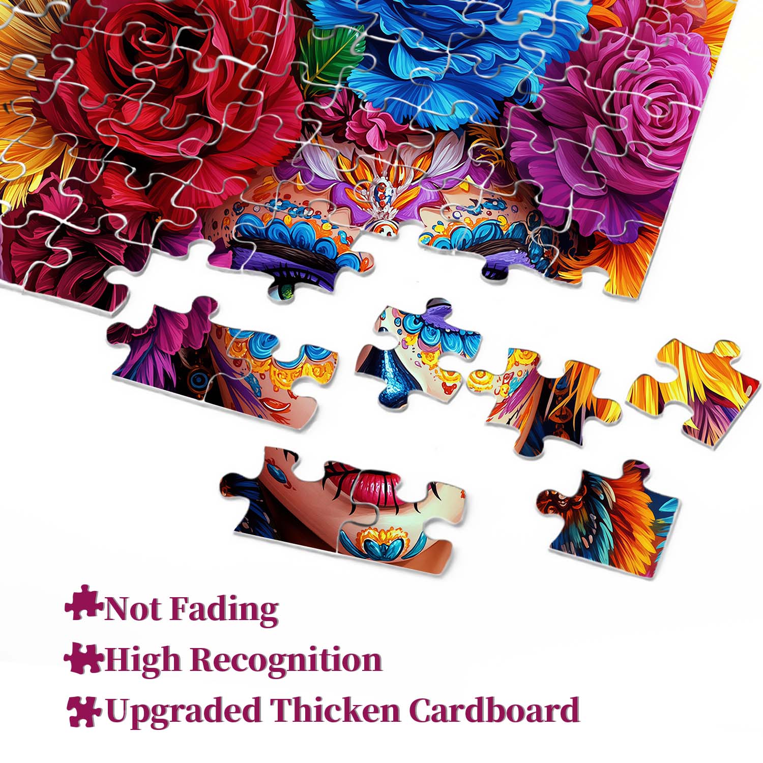 Flower Crown Undead Jigsaw Puzzle 1000 Piece