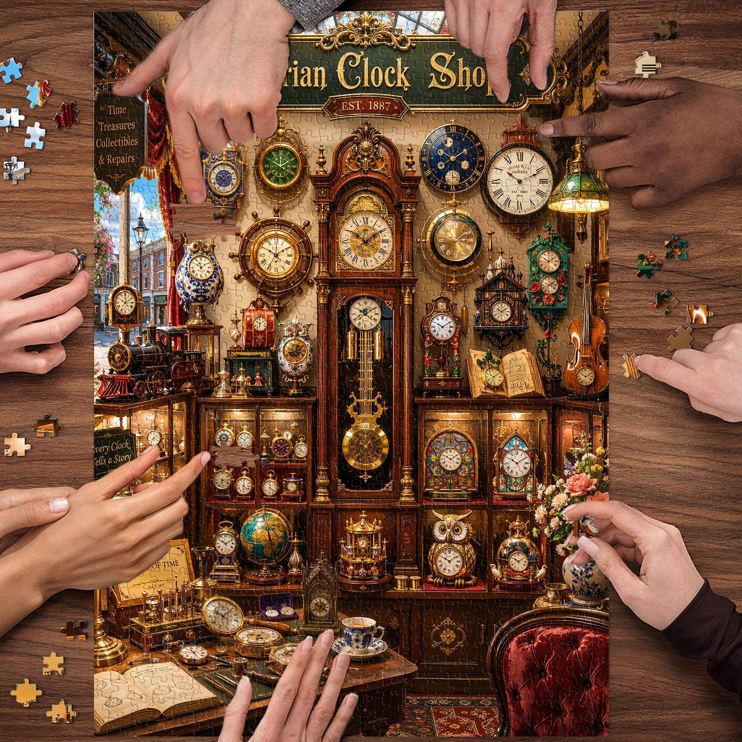 Epoch Clock Studio Jigsaw Puzzle 1000 Piece