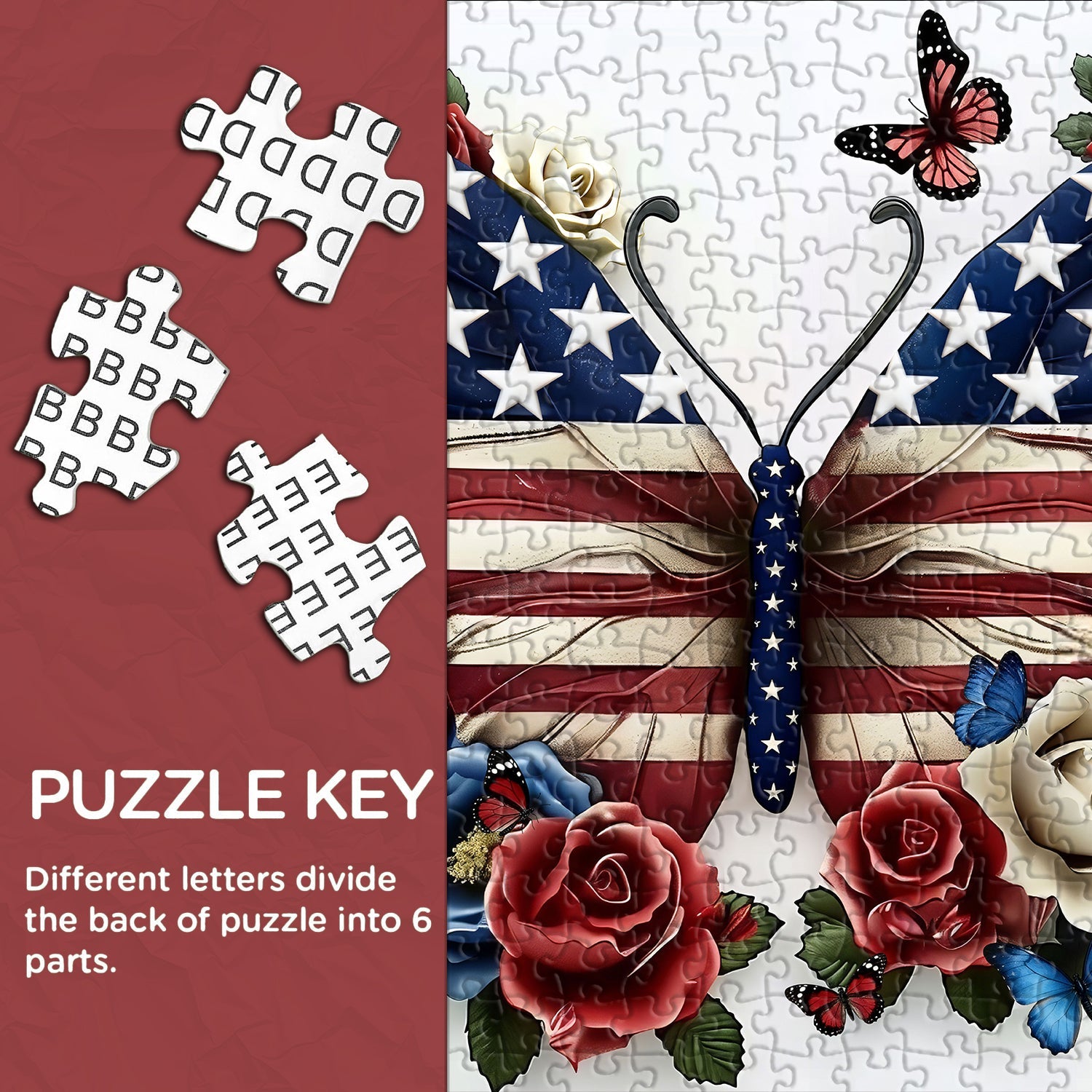Wings of Patriotism Jigsaw Puzzle 1000 Pieces