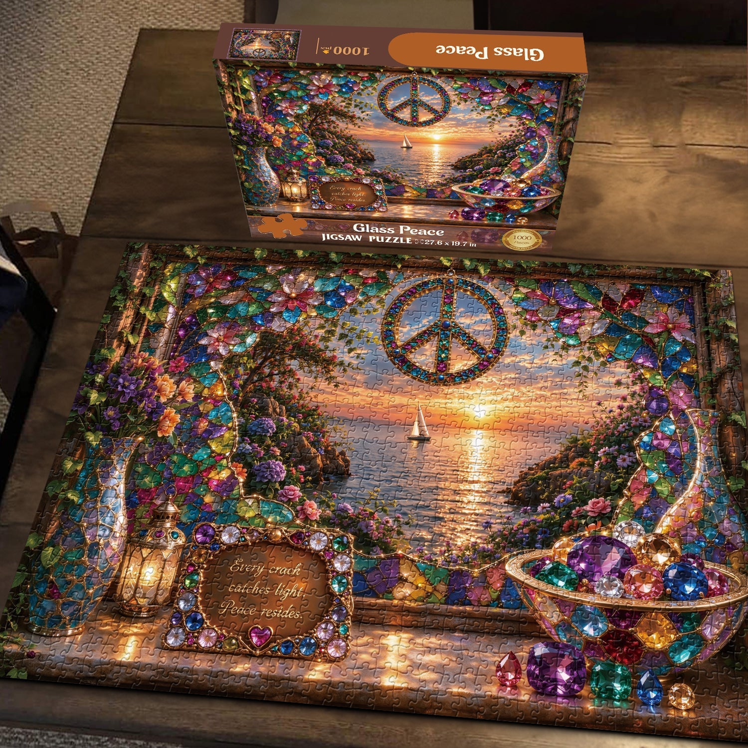 Glass Peace Jigsaw Puzzle 1000 Pieces