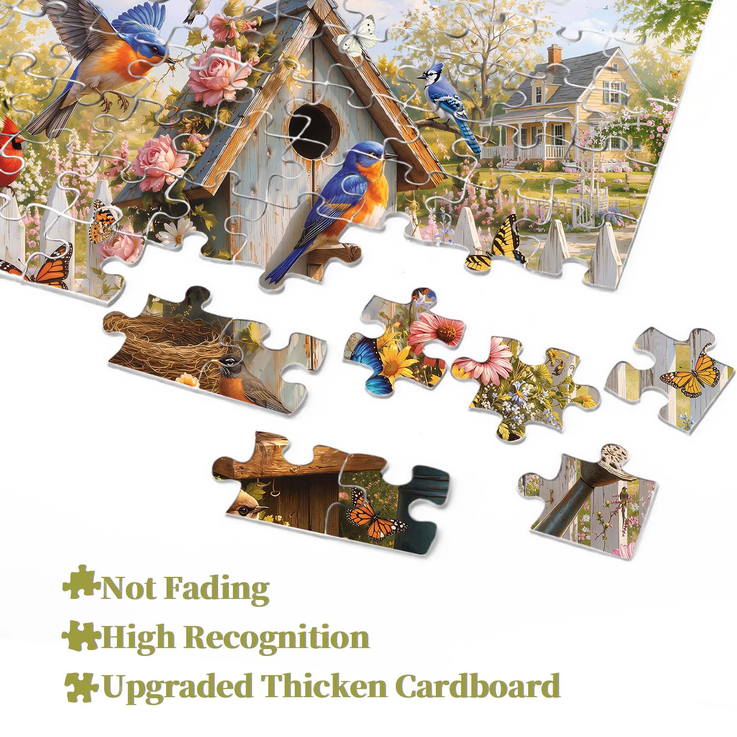 Floral Wings Jigsaw Puzzle 1000 Piece