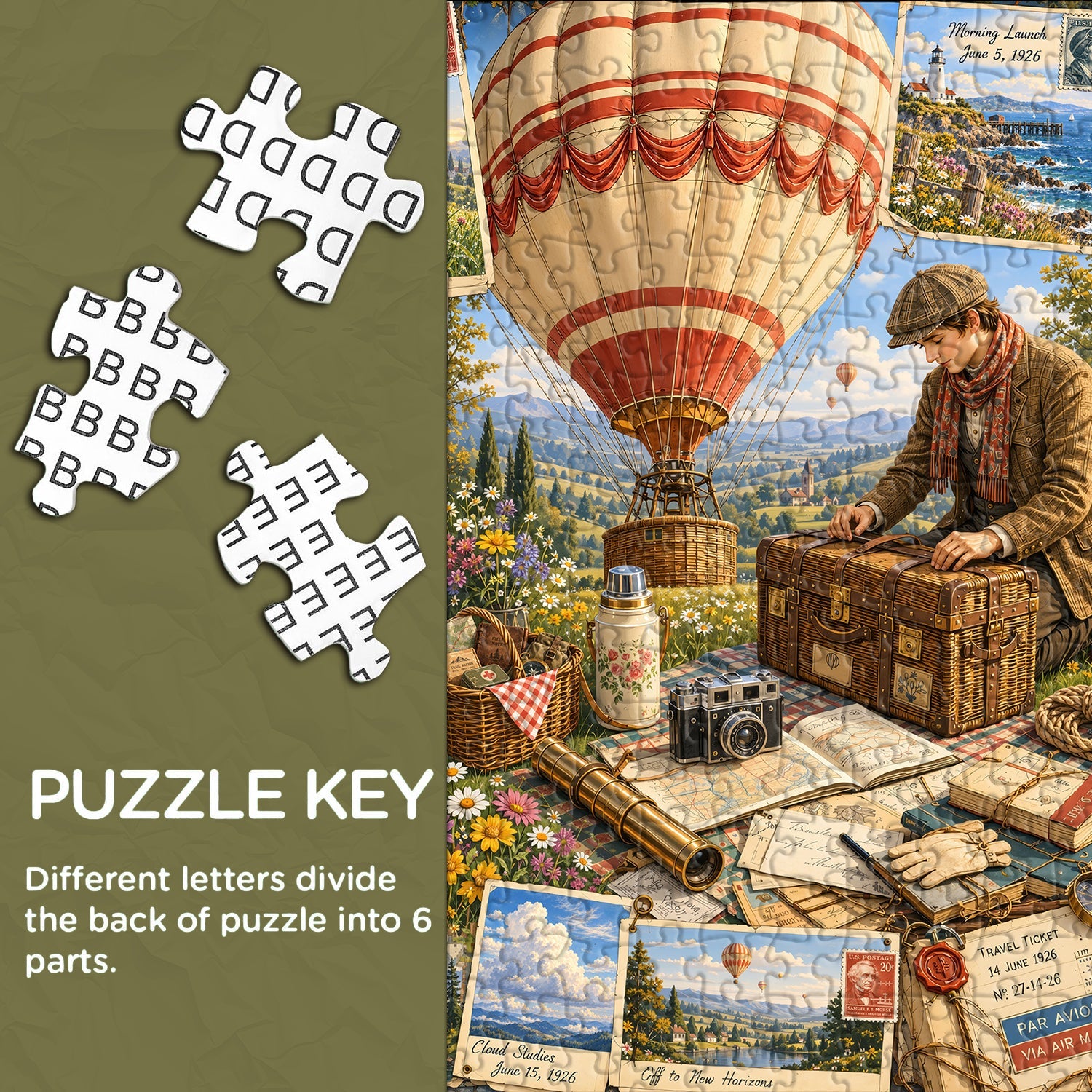 Explorer's Journal Jigsaw Puzzle 1000 Piece