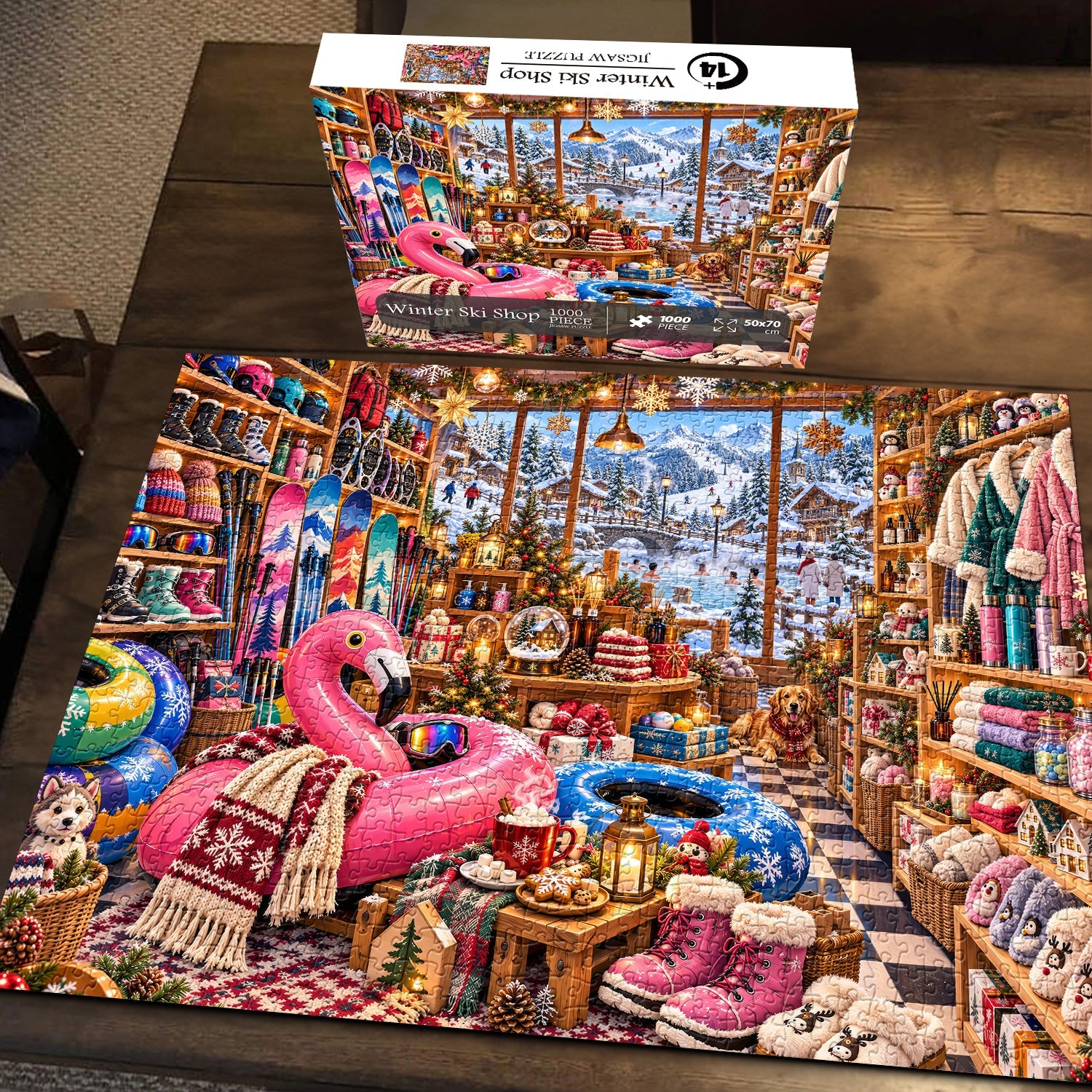 Winter Ski Shop Jigsaw Puzzle 1000 Piece