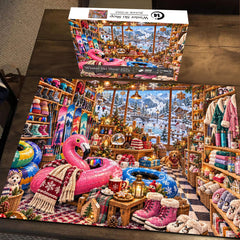 Winter Ski Shop Jigsaw Puzzle 1000 Piece