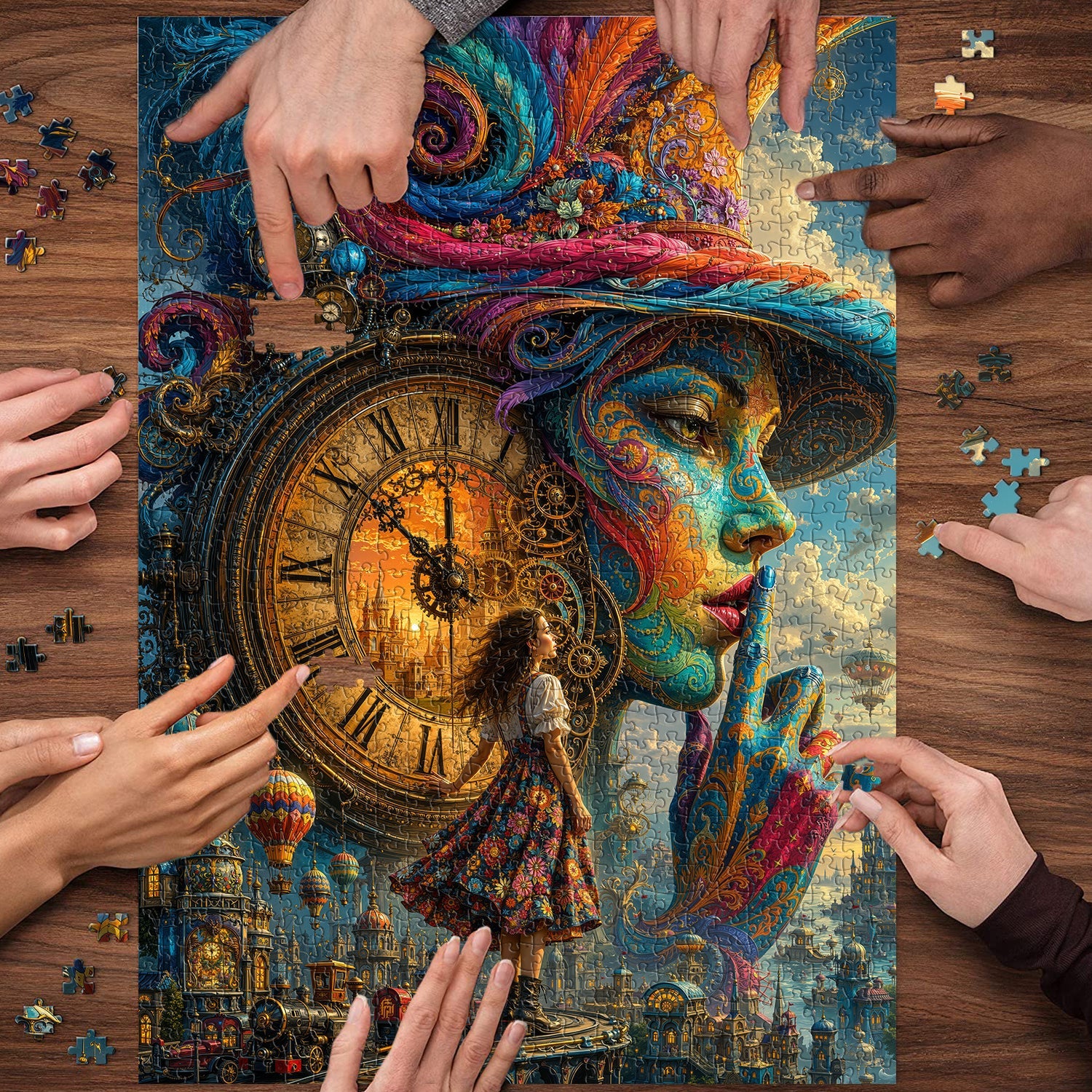 Guardians of the Steam Nation Jigsaw Puzzle 1000 Pieces