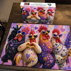 Cool Rooster Crew Jigsaw Puzzle 1000 Piece
