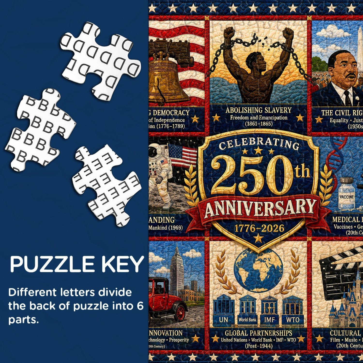 Great Moments of America Jigsaw Puzzle 1000 Pieces